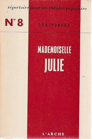 Seller image for Mademoiselle Julie, for sale by L'Odeur du Book