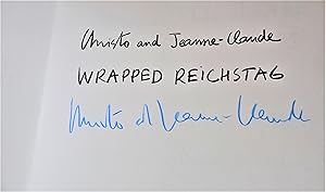 Seller image for Christo and Jeanne-Claude: Wrapped Reichstag, Berlin, 1971-1995 [ SIGNED ] [ in English and German ] for sale by Spenlow & Jorkins