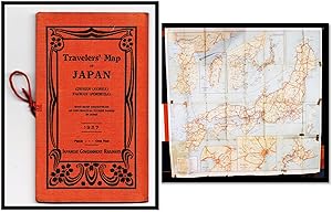 Traveler's Map of Japan, Chosen (Korea), Taiwan (Formosa). With brief descriptions of the princip...