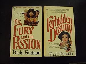 Seller image for 2 Paula Fairman PBs The Fury And The Passion; Forbidden Destiny for sale by Joseph M Zunno