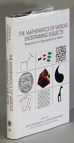 Seller image for The mathematics of various entertaining subjects. Research in recreational math for sale by Rulon-Miller Books (ABAA / ILAB)