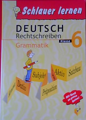Bild des Verkufers fr Deutsch. Rechtschreiben. Grammatik. Klasse 6 zum Verkauf von Gabis Bcherlager