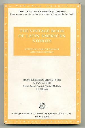 Imagen del vendedor de The Vintage Book of Latin American Stories a la venta por Between the Covers-Rare Books, Inc. ABAA