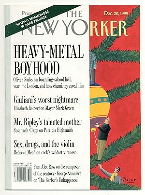 Imagen del vendedor de The New Yorker-Vol. LXXV, No. 39, Dec. 20, 1999 a la venta por Between the Covers-Rare Books, Inc. ABAA