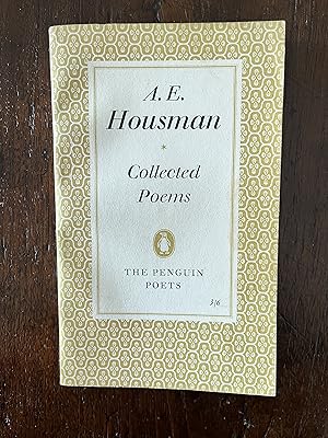 Housman, A.E. Selected Poems The Penguin Poets D 34