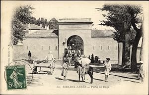 Immagine del venditore per Ansichtskarte / Postkarte Sidi Bel Abbes Algerien, Porte de Daga venduto da akpool GmbH