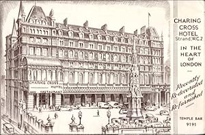 Künstler Ansichtskarte / Postkarte London City England, Charing Cross Hotel