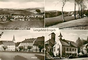 Bild des Verkufers fr Postkarte Carte Postale 73871507 Lengefeld Erzgebirge Siedlung Waldesruh Markt Gaststaette Kalkwerk Leng zum Verkauf von Versandhandel Boeger