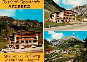 Bild des Verkufers fr Postkarte Carte Postale 73875546 Stuben Vorarlberg Tirol AT Gasthof Sportcafe Arlberg Fliegeraufnahme zum Verkauf von Versandhandel Boeger