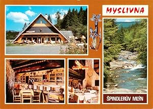 Postkarte Carte Postale 73881211 Spindleruv Mlyn Spindelmuehle Riesengebirge CZ Stylova restaurac...