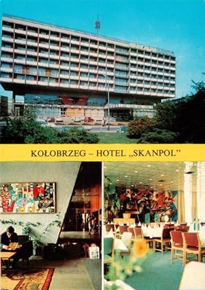 Postkarte Carte Postale 73883488 Kolobrzeg Kolberg Ostseebad PL Hotel Skanpol Gastraeume