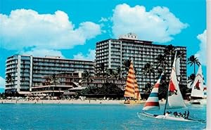 Seller image for Postkarte Carte Postale 73881737 Waikiki Honolulu Hawaii USA Reef Hotels for sale by Versandhandel Boeger