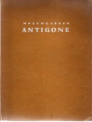 Bild des Verkufers fr Antigone. Tragdie in 5 Akten. zum Verkauf von nika-books, art & crafts GbR