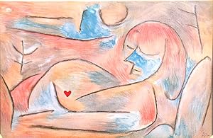 VERVE: SOMMEIL DHIVER. Original colour lithograph by Paul Klee, signed in the stone.
