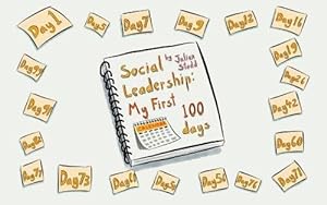 Bild des Verkufers fr Social Leadership: My First 100 Days zum Verkauf von WeBuyBooks