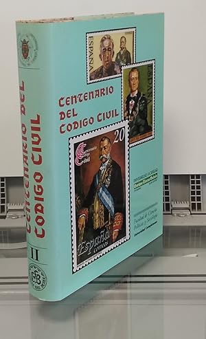 Bild des Verkufers fr Centenario del Cdigo Civil II zum Verkauf von Librera Dilogo