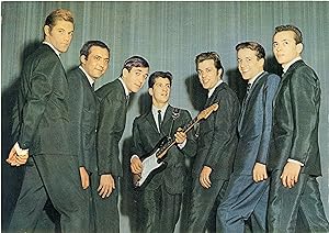 "JOEY AND THE SHOWMEN" (L'Orchestre de Johnny HALLYDAY) Carte-photo discographique originale CALT...