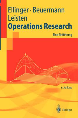 Imagen del vendedor de Operations Research: Eine Einf�hrung (Paperback or Softback) a la venta por BargainBookStores