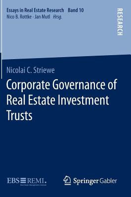 Imagen del vendedor de Corporate Governance of Real Estate Investment Trusts (Hardback or Cased Book) a la venta por BargainBookStores
