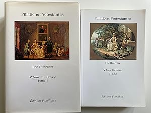 Image du vendeur pour Filiations protestantes. Volume II - Suisse. Tomes 1 et 2. mis en vente par ShepherdsBook