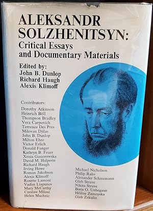 Seller image for Aleksandr Solzhenitsyn: Critical Essays and Documentary Materials for sale by Winding Road Books