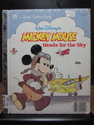 Seller image for MICKEY MOUSE HEADS FOR THE SKY (Little Golden Books) for sale by The Book Abyss