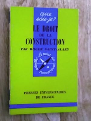 Le droit de la construction