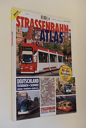 Seller image for Strassenbahn-Atlas Deutschland, sterreich, Schweiz, Benelux, Frankreich, Polen u.v.a. Strassenbahn-Nahverkehr special ; Nr. 8 = 2001,1 for sale by Antiquariat Biebusch