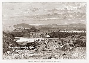 The Rio Chagres at Matachin in Panama,Antique Historical Print