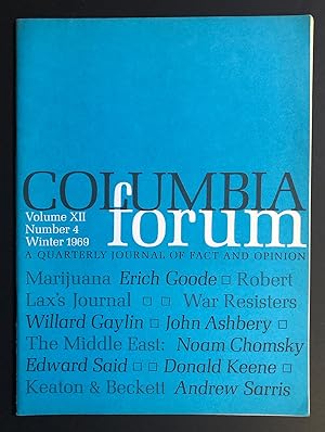 Immagine del venditore per The Columbia University Forum, Volume 12, Number 4 (XII, Winter 1969) venduto da Philip Smith, Bookseller