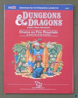 Bild des Verkufers fr Drums on Fire Mountain (Dungeons & Dragons Module X8) Original 1984 edition zum Verkauf von Wayne's Books