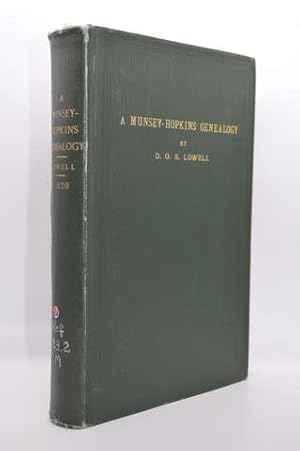 Seller image for A Munsey-Hopkins Genealogy Being the Ancestry of Andrew Chauncey Munsey and Mary Jane Merritt Hopkins the Parents of Frank A. Munsey His Brothers and Sisters for sale by Lavendier Books