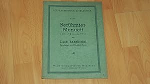 Seller image for Die Harmonika Spielschar Berhmtes Menuett aus dem Streichquintett op. 13 Nr. 5 Preiler Nr 1009 (Bass Akkordeon). for sale by Versandantiquariat Ingo Lutter