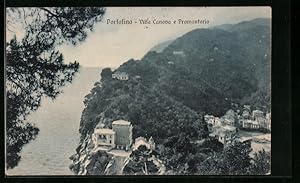 Bild des Verkufers fr Cartolina Portofino, Villa Canova e Promontorio zum Verkauf von Bartko-Reher