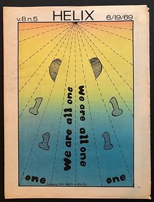 Immagine del venditore per Helix Vol. VIII No. 5 June 19, 1969 We Are All One folding airplane cover venduto da Long Brothers Fine & Rare Books, ABAA