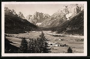 Bild des Verkufers fr Cartolina Bagno Moos Sesto, Cima Uno e Cima Dodici zum Verkauf von Bartko-Reher