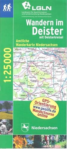 Bild des Verkufers fr Wandern im Deister mit Deisterkreisel. Topographische Sonderkarten Niedersachsen. Sonderblattschnitte auf. / Wanderkarten 1:25000 (W) / Wandern im Deister 1:25000 zum Verkauf von Bcher bei den 7 Bergen