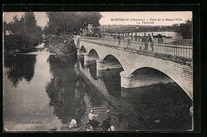 Seller image for Carte postale Montbron, Pont de la Basse-Ville, la Tardoire for sale by Bartko-Reher