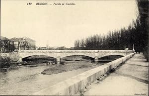 Bild des Verkufers fr Ansichtskarte / Postkarte Burgos Kastilien und Len, Puente de Castilla zum Verkauf von akpool GmbH