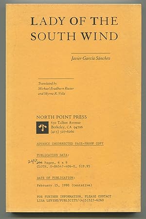 Seller image for Lady of the South Wind for sale by Between the Covers-Rare Books, Inc. ABAA