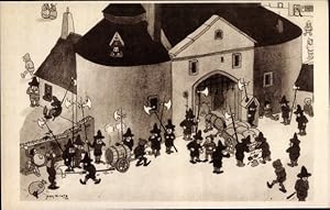 Künstler Ansichtskarte / Postkarte Dratz, Chicago Illinois USA, World's Fair 1933, Pictoresque Be...