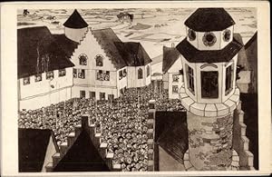 Künstler Ansichtskarte / Postkarte Dratz, Jean, Chicago World's Fair 1933, Picturesque Belgium, S...