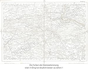 Reymann's topographische Special-Karte von Deutschland, Schweiz, Ostfrankreich, Belgien, Niederla...