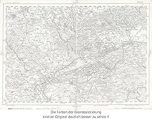 Reymann's topographische Special-Karte von Deutschland, Schweiz, Ostfrankreich, Belgien, Niederla...