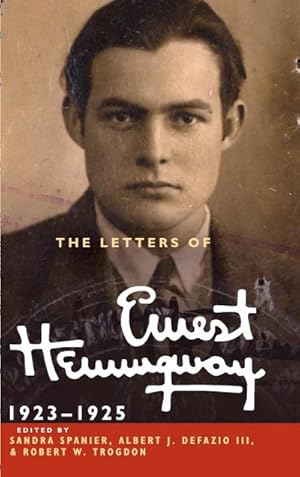 Bild des Verkufers fr The Letters of Ernest Hemingway: Volume 2, 1923-1925 zum Verkauf von AHA-BUCH GmbH