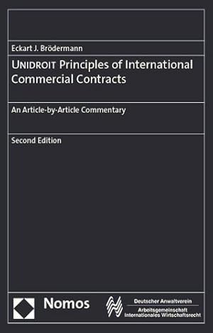 Seller image for Unidroit Principles of International Commercial Contracts : An Article-by-article Commentary for sale by GreatBookPricesUK