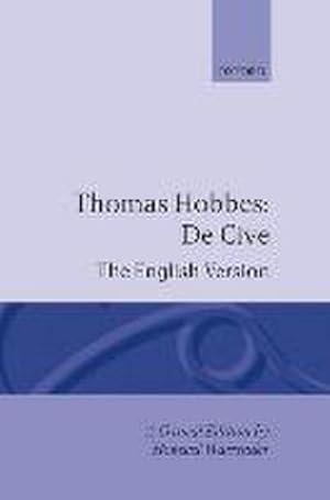 Seller image for de Cive : The English Version for sale by AHA-BUCH GmbH