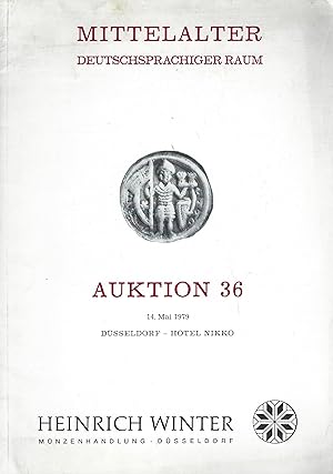 Image du vendeur pour Mittelalter. Deutschsprachiger Raum. Auktion 36, 14 Mai 1979 mis en vente par Librairie Archaion