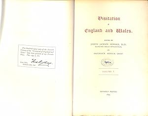 Bild des Verkufers fr Visitation Of England And Wales. Vol 7 zum Verkauf von WeBuyBooks