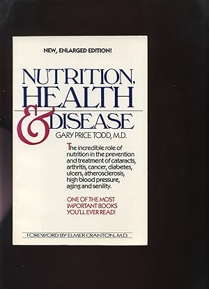 Immagine del venditore per Nutrition, Health and Disease venduto da Roger Lucas Booksellers